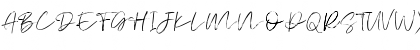 Download Atkinson Signature Regular Font Uppercase Preview