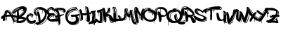 Download a Attack Graffiti Regular Font Uppercase Preview