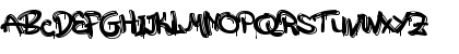 Download a Attack Graffiti Regular Font Uppercase Preview