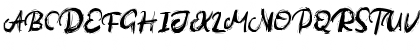 Download Autined FREE Regular Font Uppercase Preview