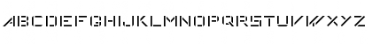 Download P22 DeStijl Stencil Regular Font Uppercase Preview