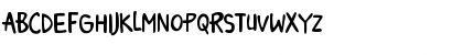 Download Awkward Billy Regular Font Uppercase Preview