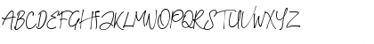 Download Ayesha Burns Demo Regular Font Uppercase Preview