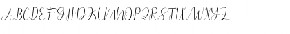 Download bahira script Regular Font Uppercase Preview