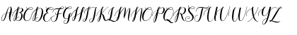 Download ballerina Regular Font Uppercase Preview