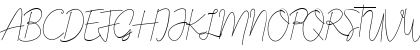 Download Bristine Signature Demo Regular Font Uppercase Preview
