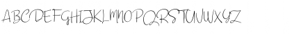 Download Beautiful Sunday Regular Font Uppercase Preview