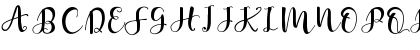 Download Britnees Script Regular Font Uppercase Preview