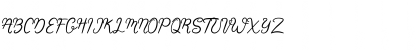 Download Berthan Regular Font Uppercase Preview