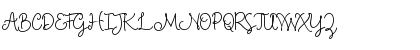 Download Bethany Signature Regular Font Uppercase Preview