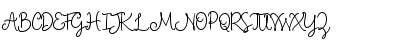 Download Bethany Signature Regular Font Uppercase Preview