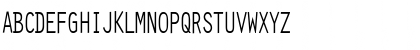 Download CleanCondensed Normal Font Uppercase Preview