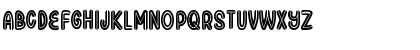 Download Blendstripe Regular Font Uppercase Preview