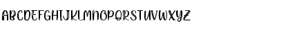 Download Blue Eyes - Personal Use Regular Font Uppercase Preview