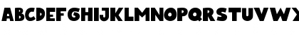 Download BlueNight Regular Font Uppercase Preview