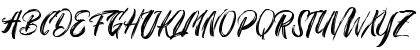 Download Bluezingham Personal Use Only Regular Font Uppercase Preview