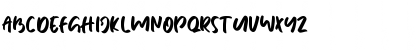Download Blushing Regular Font Uppercase Preview
