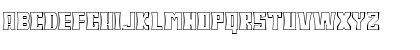 Download Bodax Outline Regular Font Uppercase Preview