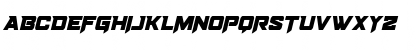 Download Bomber Escort Condensed Italic Regular Font Uppercase Preview