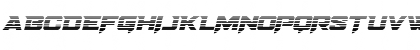 Download Bomber Escort Gradient Italic Regular Font Uppercase Preview