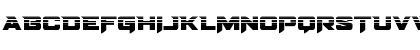 Download Bomber Escort Halftone Regular Font Uppercase Preview