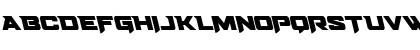 Download Bomber Escort Leftalic Regular Font Uppercase Preview