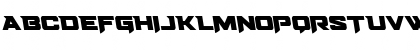 Download Bomber Escort Semi-Leftalic Regular Font Uppercase Preview