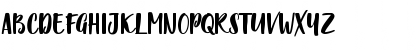 Download Bonjour Regular Font Uppercase Preview