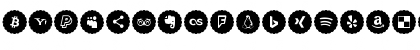 Download Bottons Social Media 2019 Regular Font Uppercase Preview