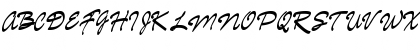 Download Bougenville Regular Font Uppercase Preview