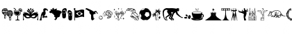 Download Brasil Icons Regular Font Uppercase Preview