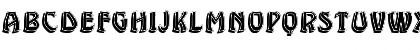Download Brassica Filled Regular Font Uppercase Preview