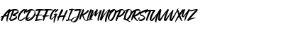 Download Bratt Graner Regular Font Uppercase Preview