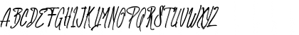 Download Brave_Signature Regular Font Uppercase Preview