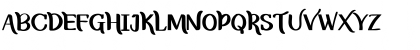 Download Bregedelpersonaluse Regular Font Uppercase Preview