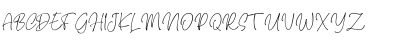 Download Brendria Signature Regular Font Uppercase Preview