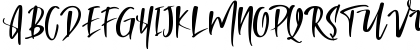 Download Brightest Regular Font Uppercase Preview