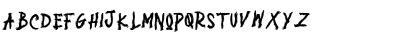 Download BROKEN STORM Regular Font Uppercase Preview