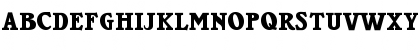 Download Bruntsfield CF Black Regular Font Uppercase Preview