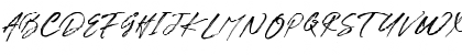 Download BRUSH TANGSE Regular Font Uppercase Preview