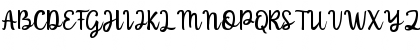 Download Bulgaria Regular Font Uppercase Preview