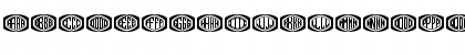 Download Bulged Monogram Stylish Flat Regular Font Uppercase Preview
