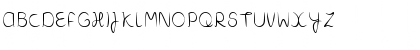 Download But First Love Regular Font Uppercase Preview