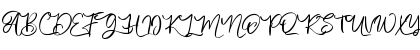 Download Butgone Regular Font Uppercase Preview