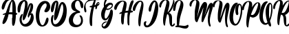 Download Butter Mellon Regular Font Uppercase Preview