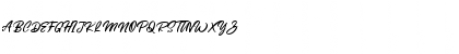Download Butter Swany Free Personal Use Regular Font Uppercase Preview