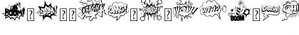 Download Comic Boom Elements_DEMO Regular Font Uppercase Preview