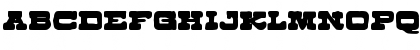 Download Cowboy Manero Regular Font Uppercase Preview