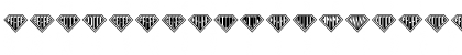 Download Diamond Monogram Regular Font Uppercase Preview