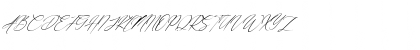 Download Eternal Amsterdam Italic Regular Font Uppercase Preview